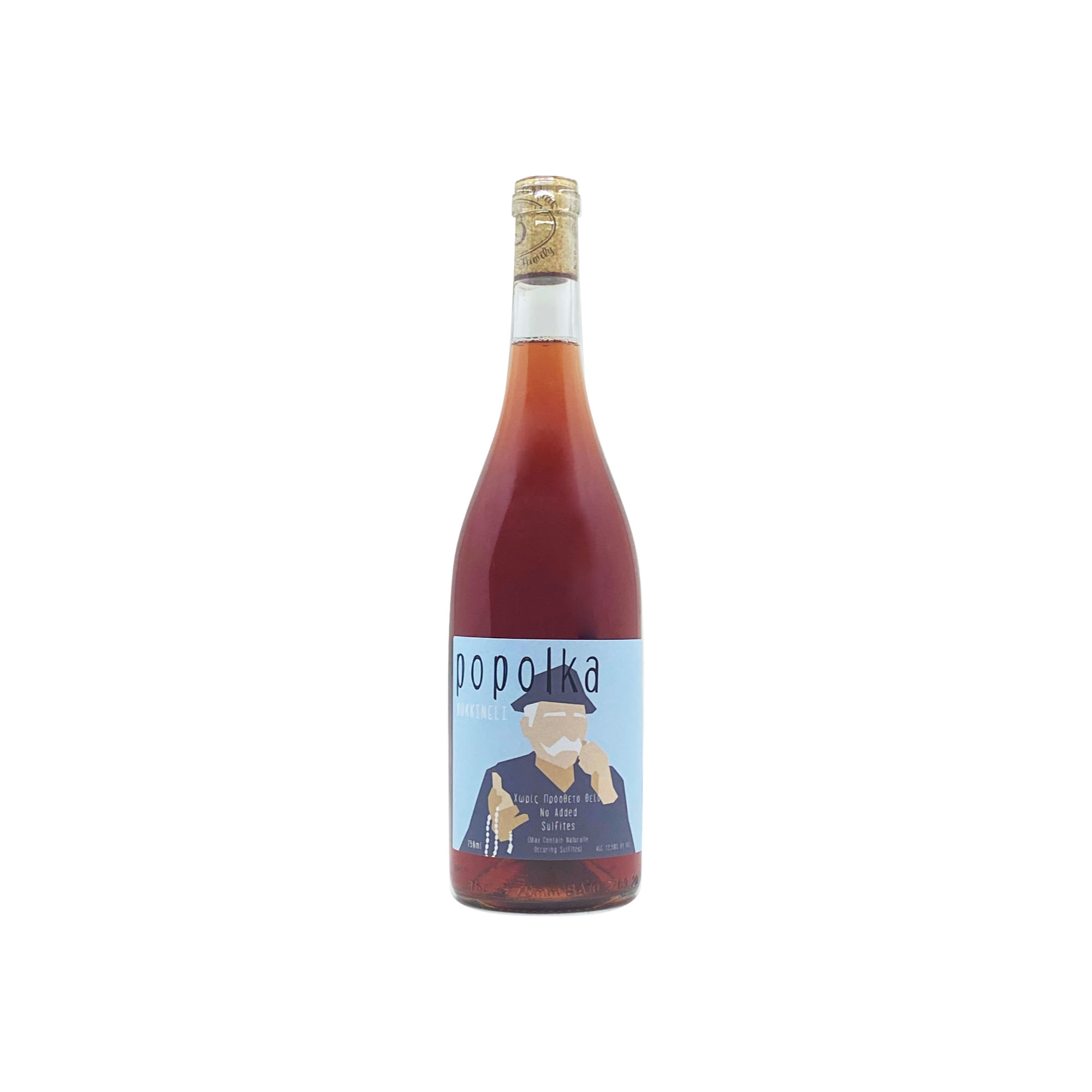 Popolka Kokkineli - Xinomavro - Light red - organic wine - Vaimaki Family - Greek natural wine - Eklektikon