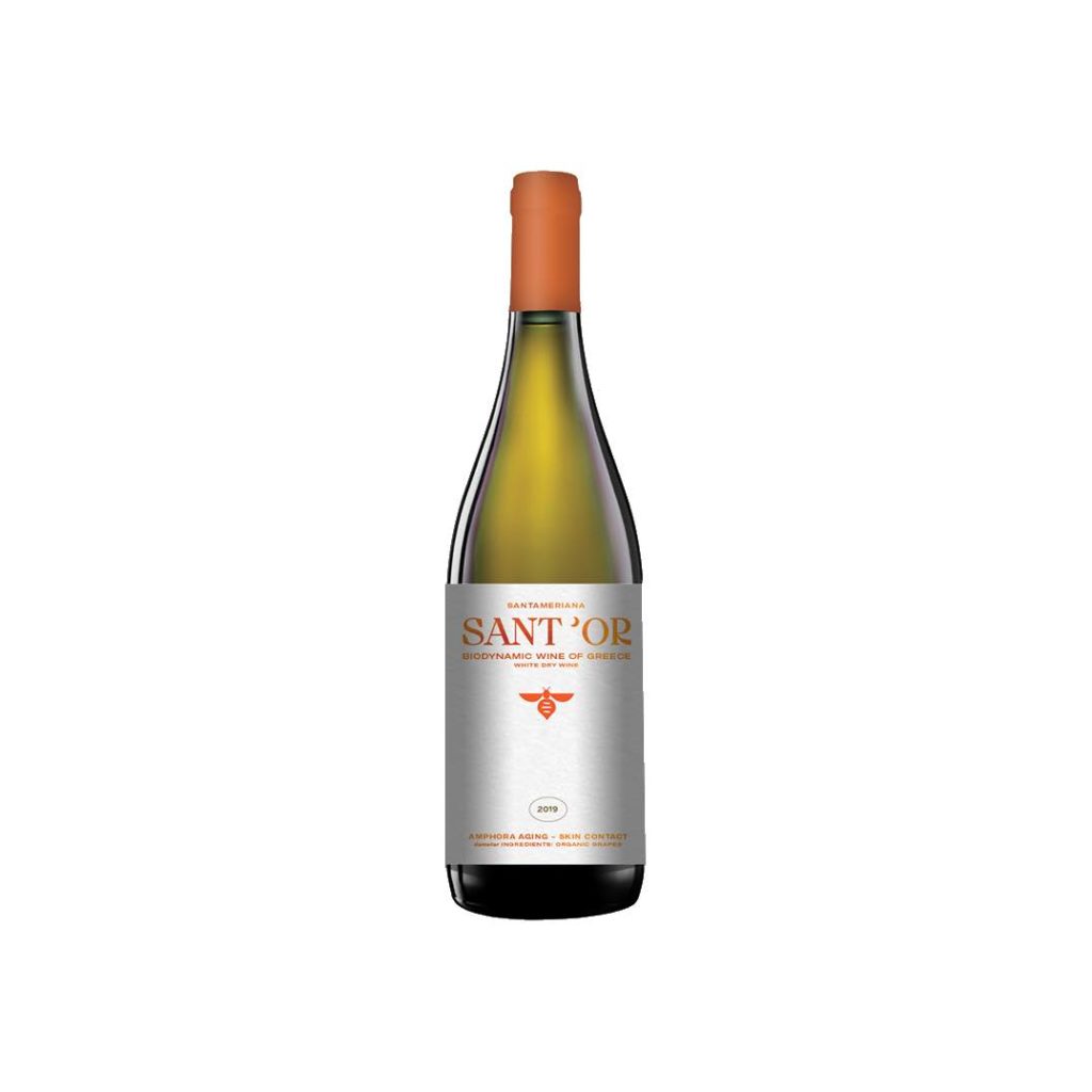 Sant'Or / Santor - Santameriana Amphora - Orange amphora aged Greek wine - Achaia - Natural Wine - Eklektikon