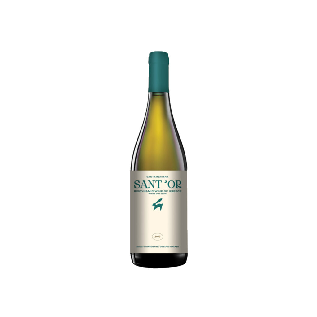 Santameriana Nature white - Eklektikon - Santor - Santameri of Achaia - Natural Greek wine - Biodynamic