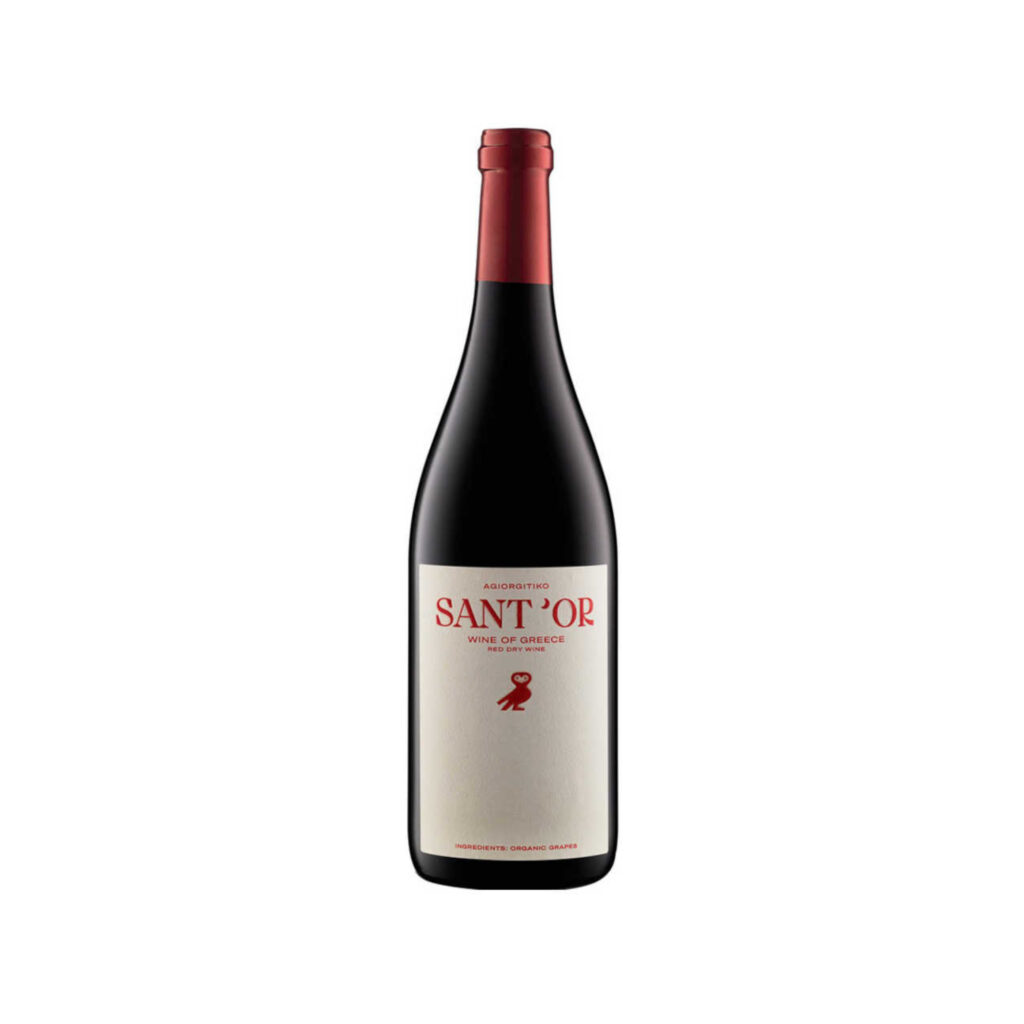 Santor Agiorgitiko - Mitzifiris Organic Vineyards - Achaia, Peloponnese, Greece - natural red dry wine - Agiorgitiko - Eklektikon