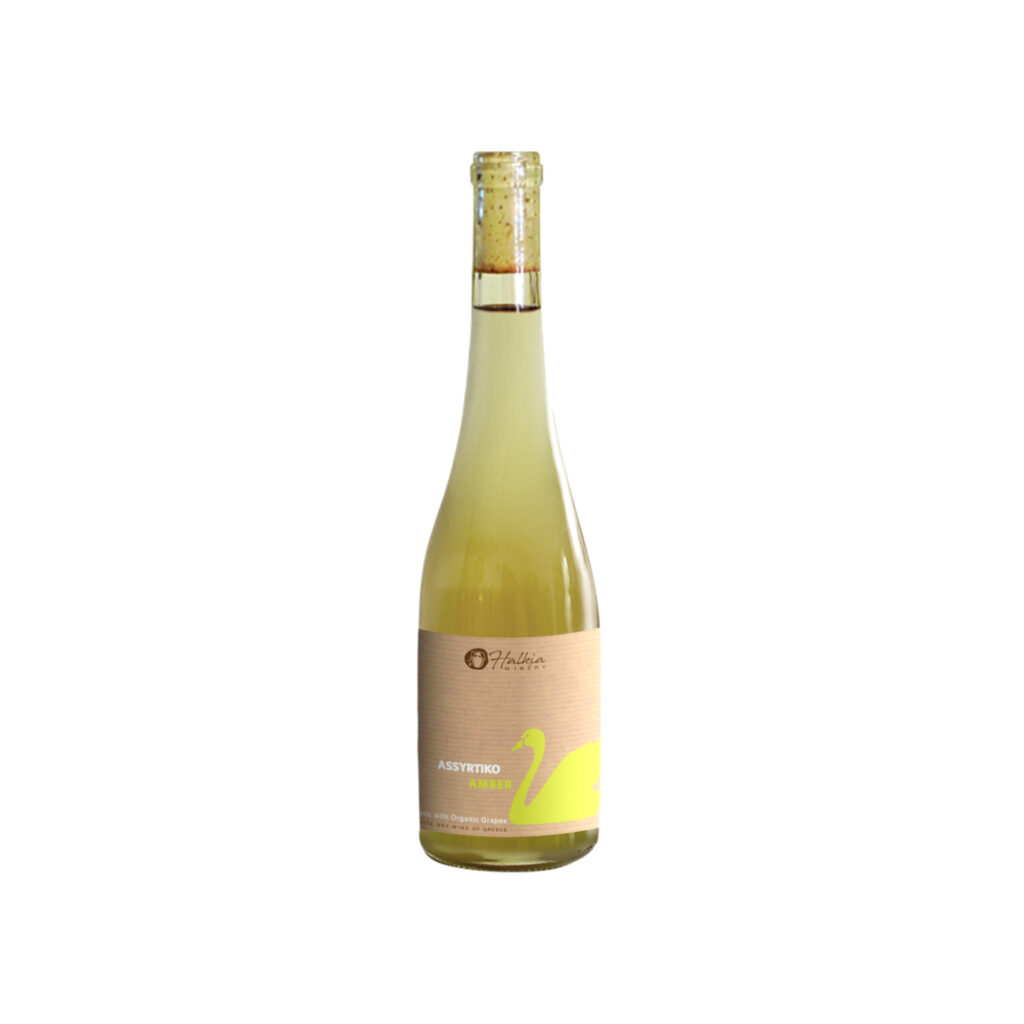 Assyrtiko Amber - Halkia, Nemea, Peloponnese - Organic winery - Natural wine - Orange Assyrtiko - Eklektikon