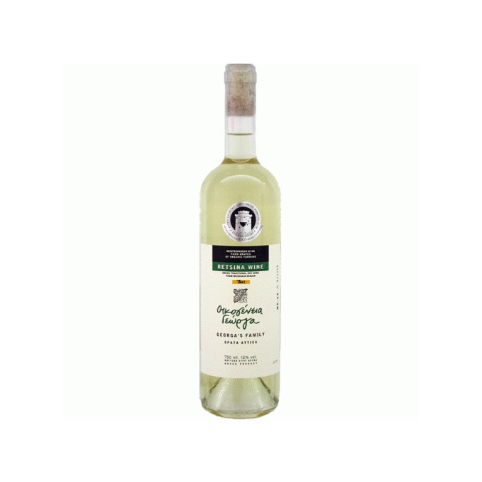 Retsina Traditional - Georgas Family - Natural Orange Skin Contact Biodynamic Retsina - Eklektikon - Savatiano