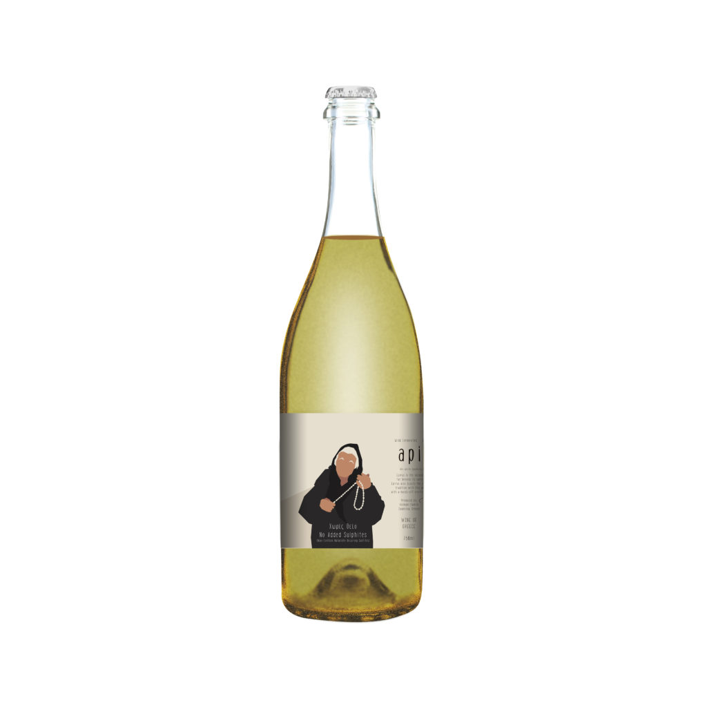 Apiros Gaea - Debina - orange pet nat - organic wine - Vaimaki Family - Greek natural wine - Eklektikon