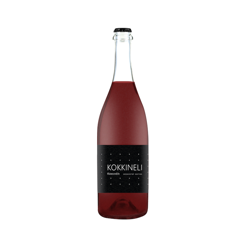 Georgas Family Kokkineli - Ancestral method - Pet Nat - Merlot Savatiano - Attica, Greece - Natural, organic, biodynamic wine - Eklektikon
