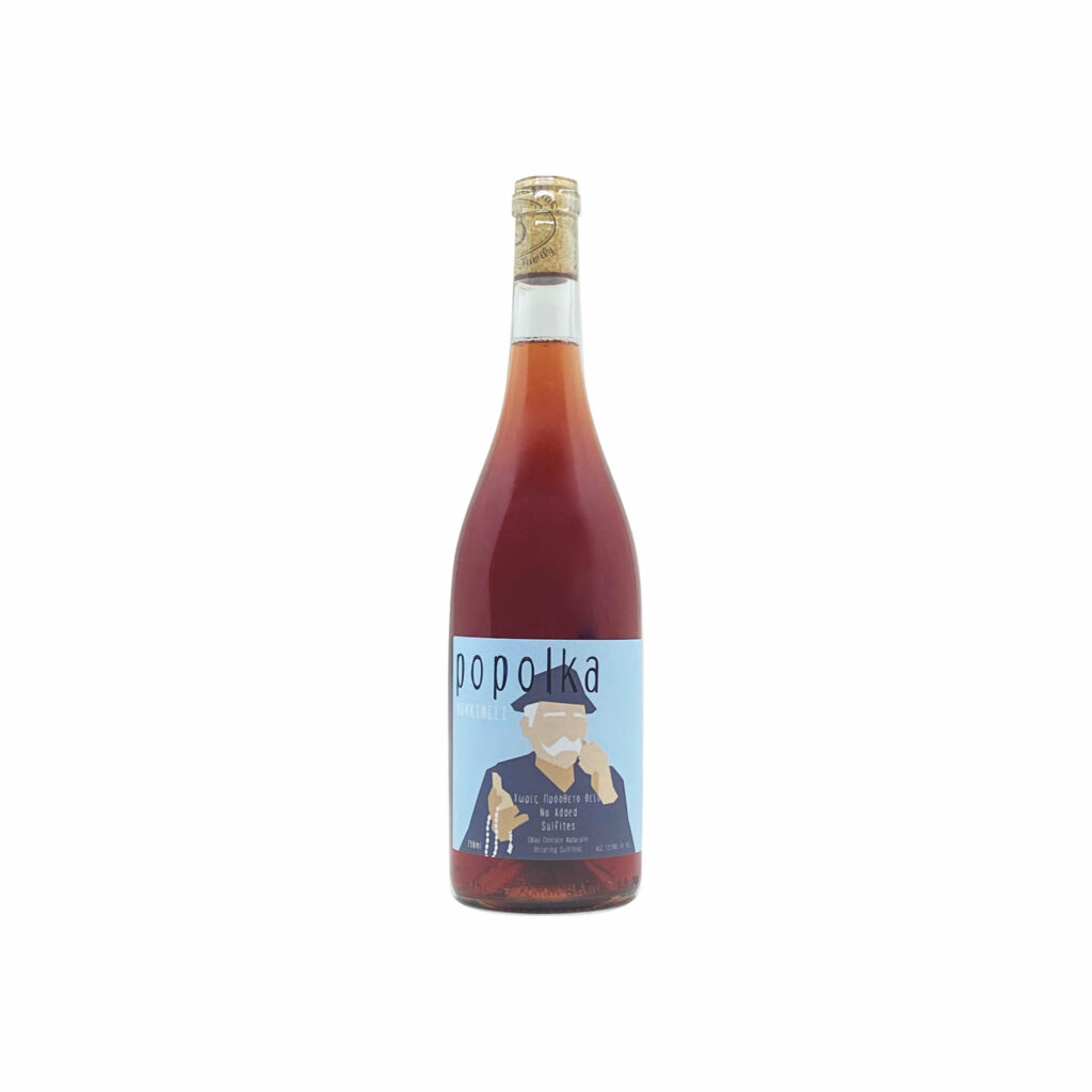 Popolka Kokkineli - Xinomavro - Light red - organic wine - Vaimaki Family - Greek natural wine - Eklektikon