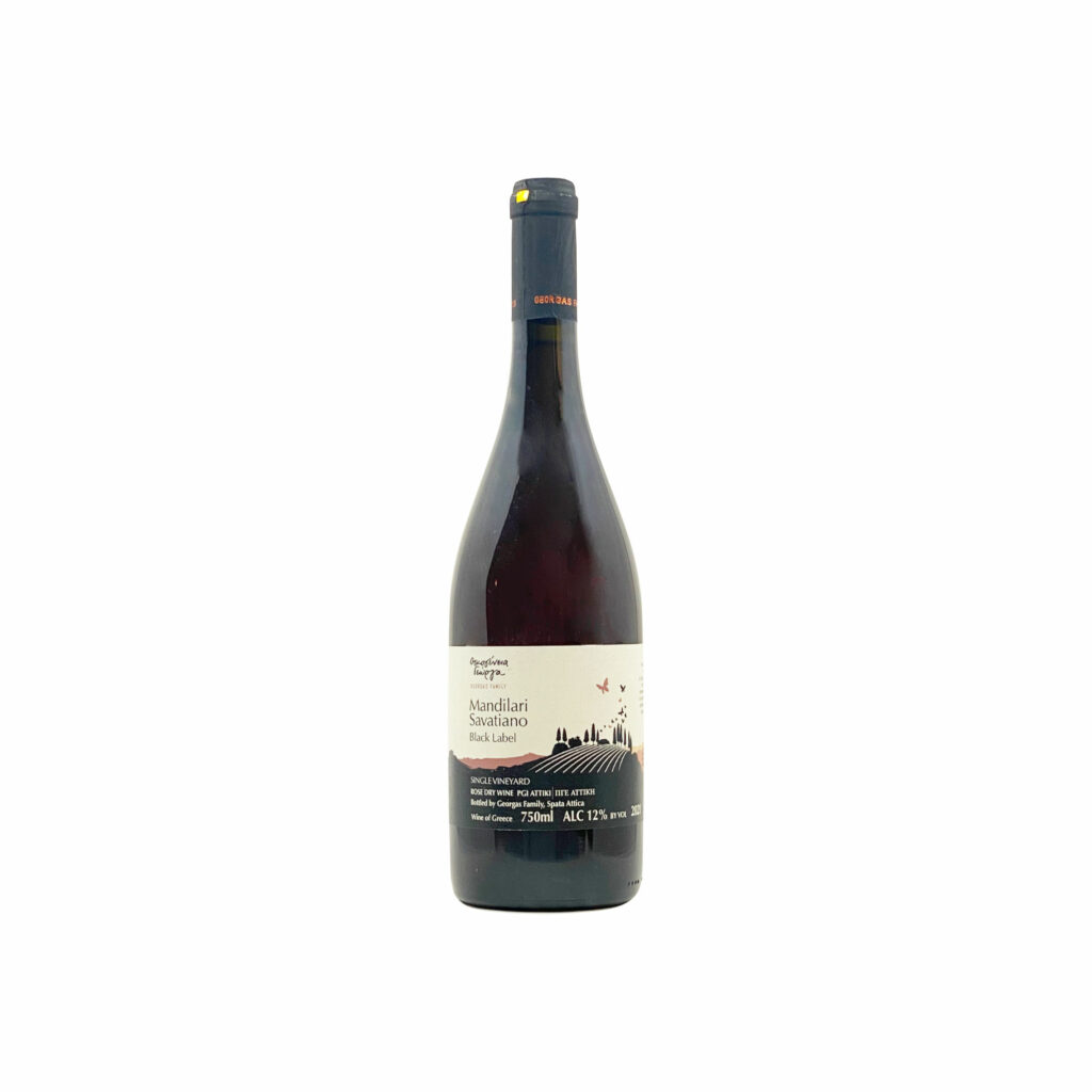 Black Label Mandilari Savatiano - Georgas Family - Spata, Attica, Greece - Organic wine - Biodynamic wine - Eklektikon