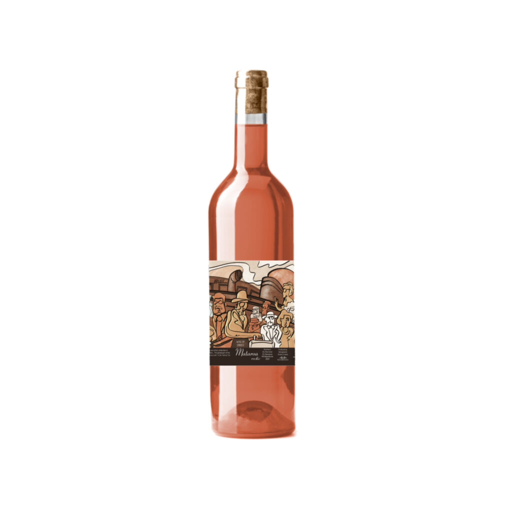 Mataroa rustic - Oenogenesis - Drama, Greece - Xinomavro - Natural rosé Greek wine - Eklektikon